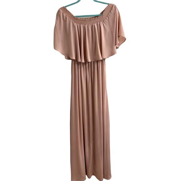 Show Me Your MuMu Hacienda Maxi Dress Dusty Blush (Medium) - Picture 6 of 7